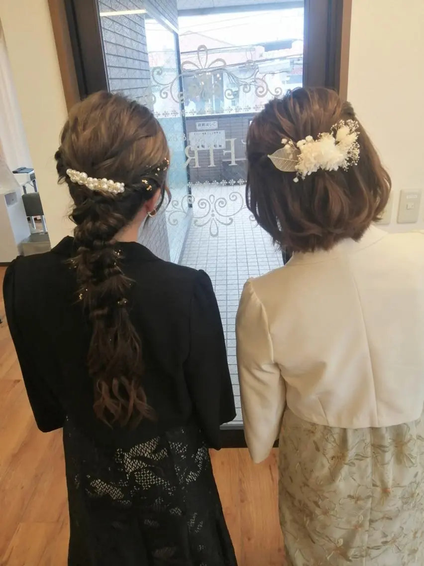 ヘアアレンジ ヘアセット天神駅直結 jrメンバーJUNのヘアスタイル
