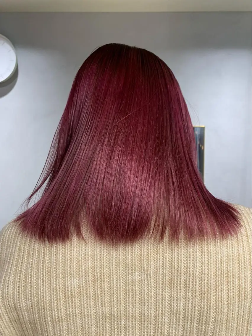 ロング カラー ボブパーマコテ巻き風 パーマNo1深江秀平のヘアスタイル