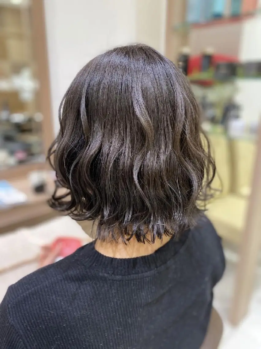 ミディアム カラー カット ヘアカラー Ash 津田沼店のヘアスタイル