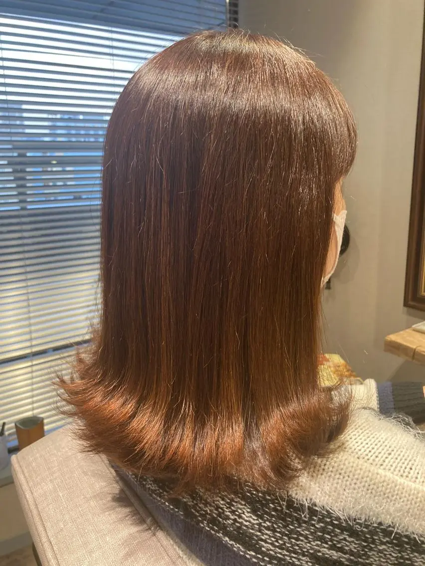 セミロング カラー アディクシーカラー 浅野 順一のヘアスタイル