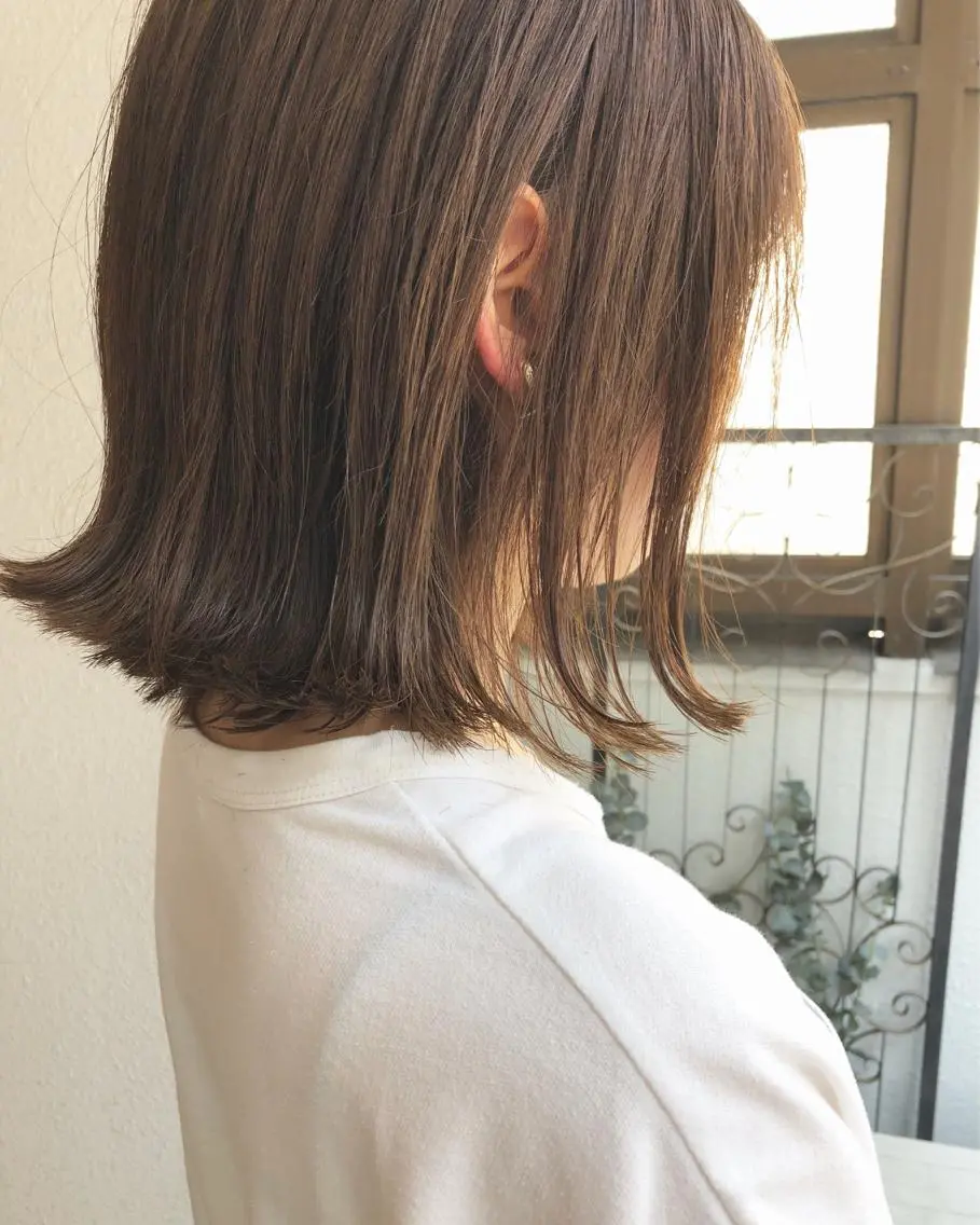 ミディアム ボブ 黒崎 伸治のヘアスタイル
