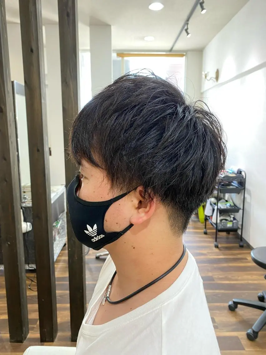 ショート メンズ マッシュ 堀 広夢のヘアスタイル
