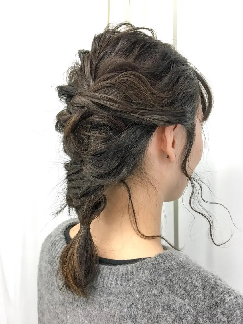 ミディアム ヘアアレンジ 結婚式・ブライダル tender KOZONOのヘアスタイル