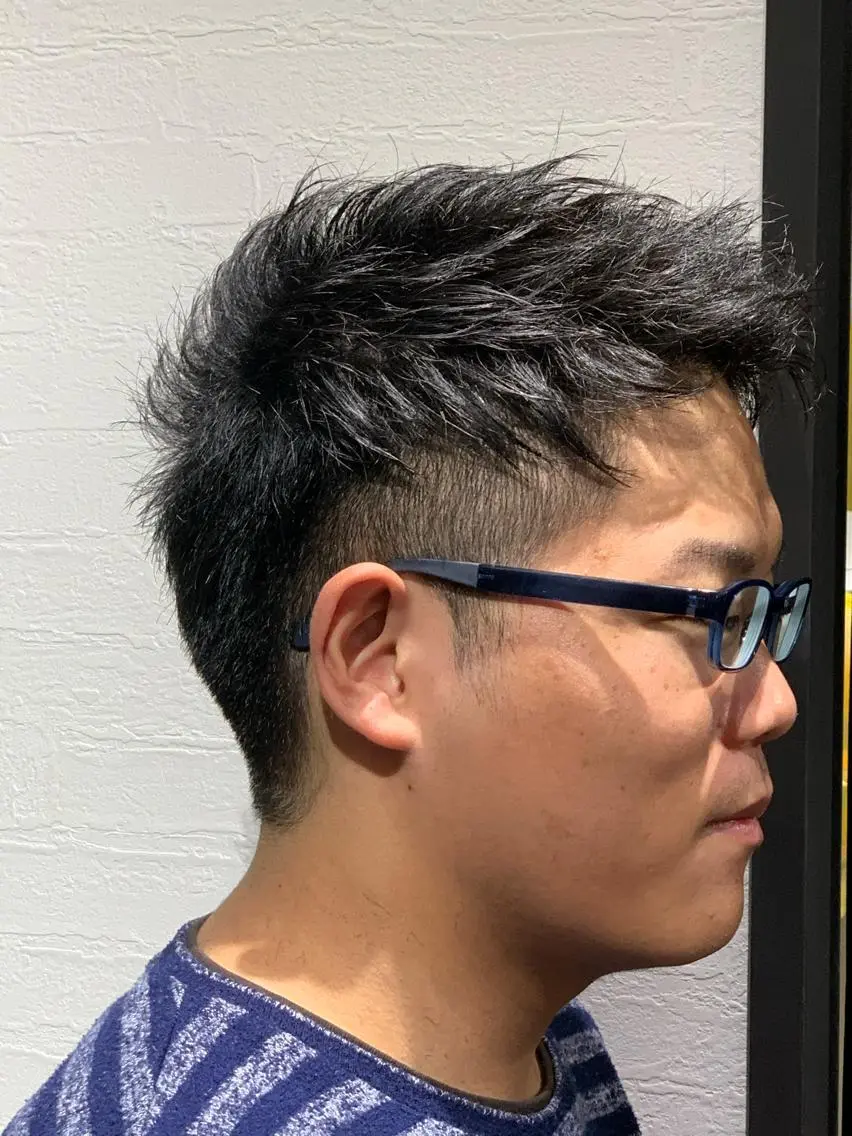 ショート メンズ ささき まさとのヘアスタイル