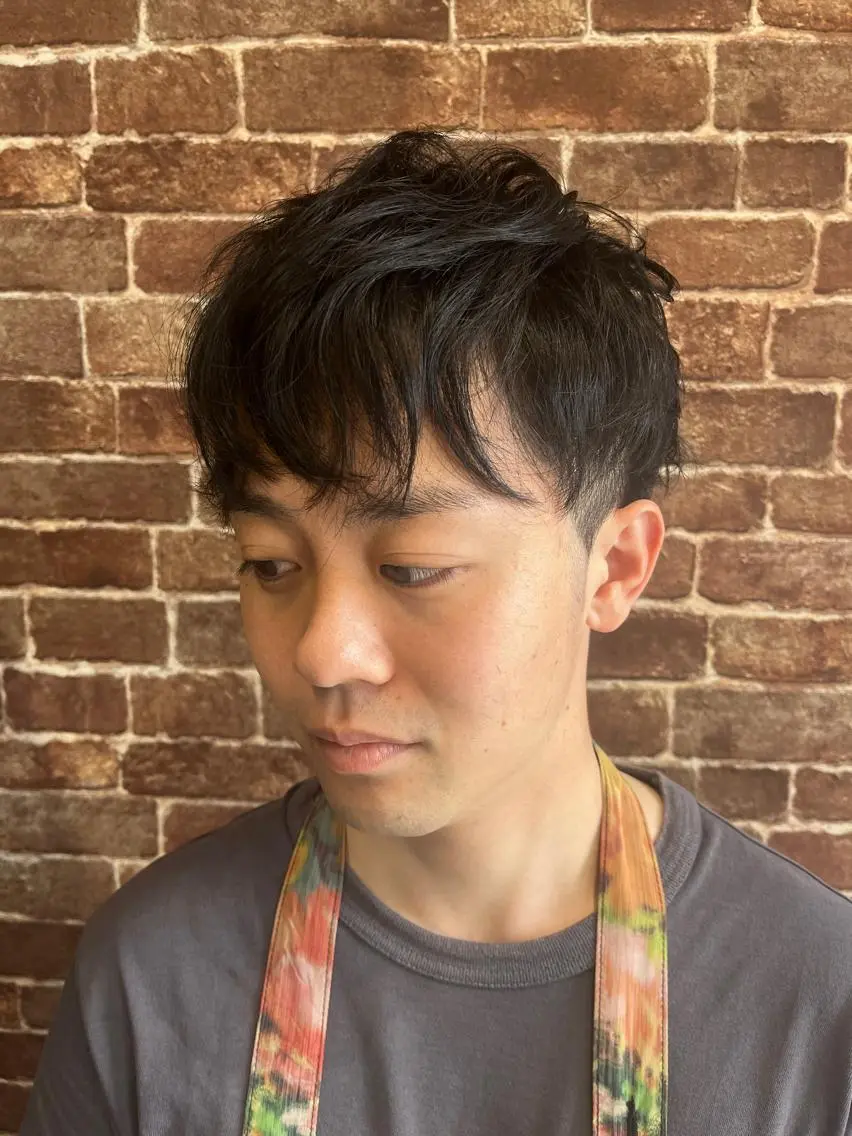 ショート カラー パーマ ヘアアレンジ メンズ キッズ ネイル マツエク・マツパ アイブロウ マッシュ メンズパーマ 透明感カラー 久木原 ゆりのヘアスタイル