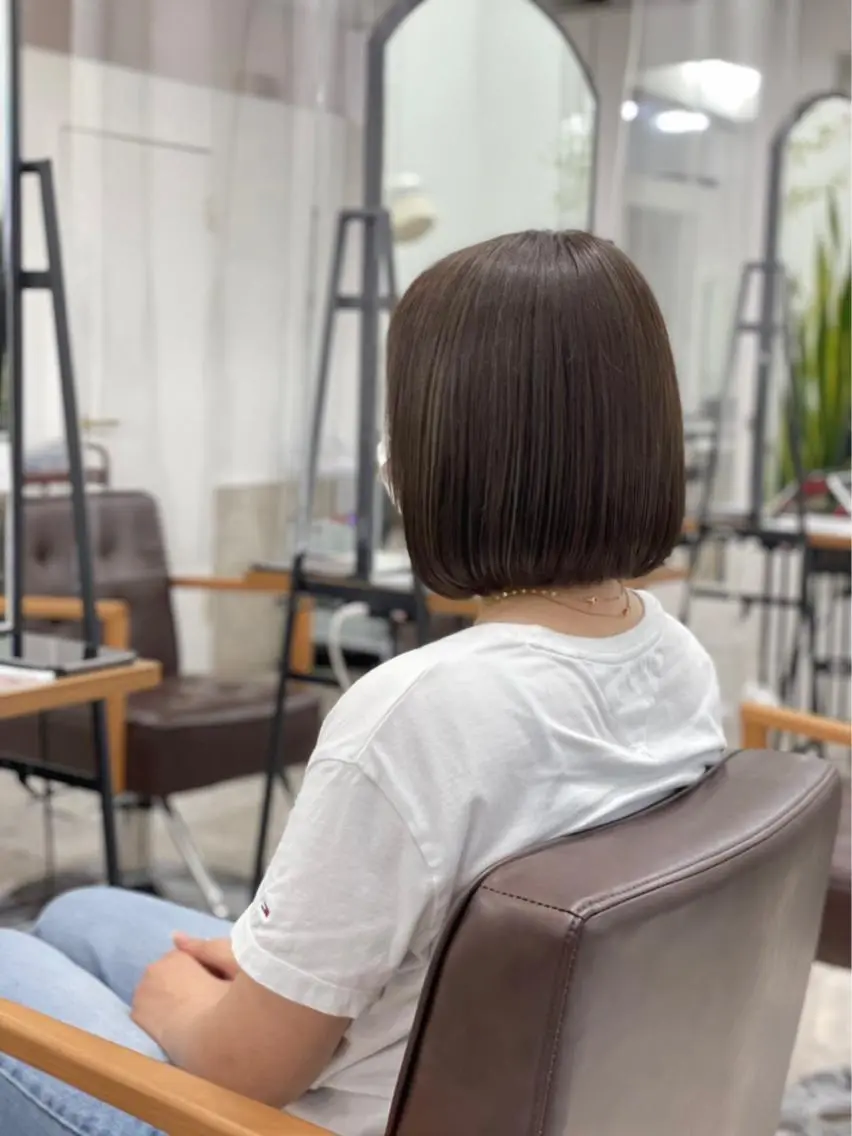 ショート カラー ボブ カラー特化サロン ピリナ相武台前のヘアスタイル