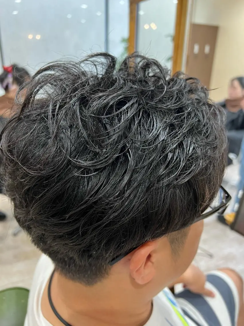 パーマ メンズ メンズパーマ 新越谷noble店長 松本拓也▶◀*.のヘアスタイル