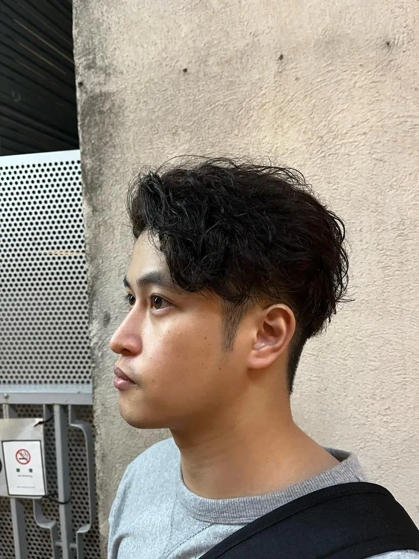 ショート カラー パーマ メンズ 🏆メンズヘア特化 🥇代表りんぺーのヘアスタイル