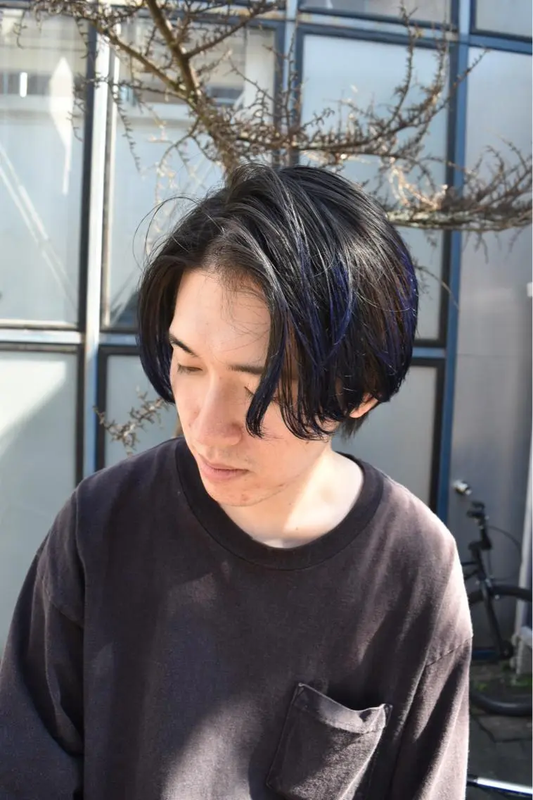ミディアム カラー メンズ Koichi Satoのヘアスタイル