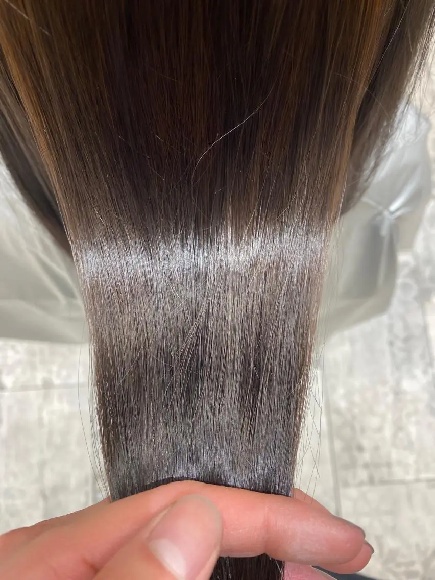 カラー 銀座/レイヤー 顔周りカット溝手優太のヘアスタイル