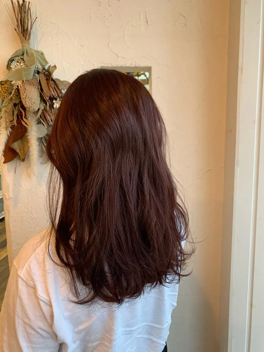 ミディアム カラー ヘアカラー 🌸小掛🌸 豊橋外国人風カラーのヘアスタイル