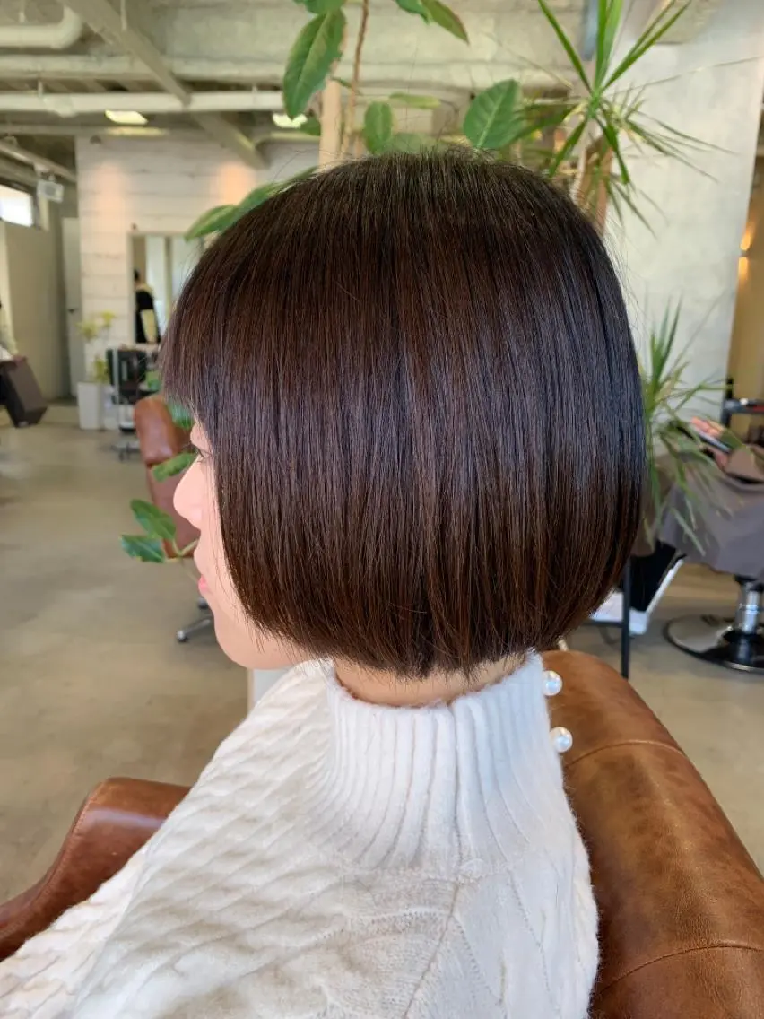 ショート ボブ 岸本 桂輝のヘアスタイル