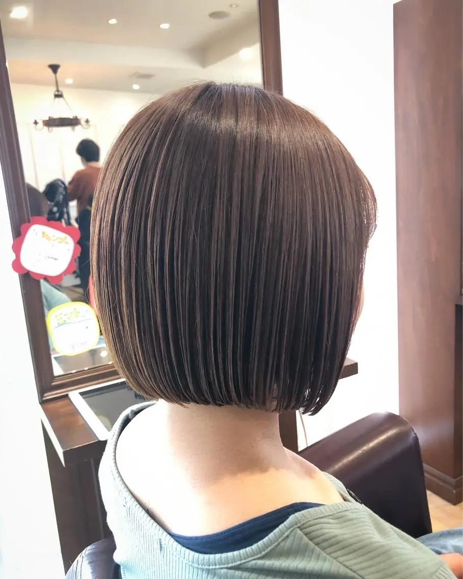 ミディアム 髪質改善 縮毛矯正 樽見 怜のヘアスタイル