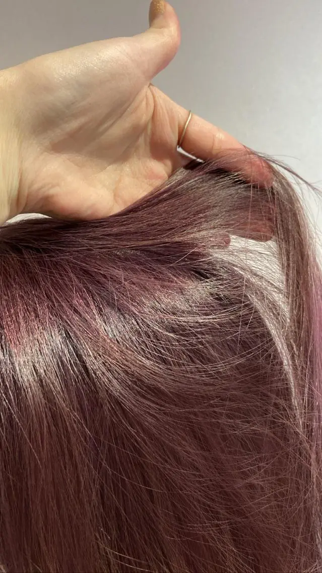 ロング カラー カット ヘアカラー トリートメント Sunny side 大名 RIOのヘアスタイル