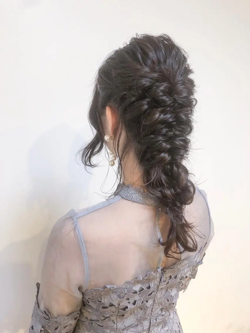 ヘアアレンジ nessヤマサキ リュウタのヘアスタイル