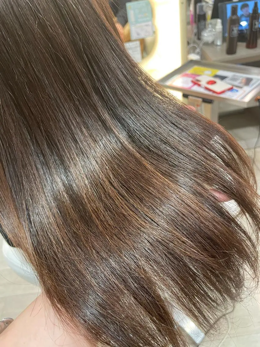 セミロング トリートメント トリートメント ヘッドスパ 松佐 ゆかりのヘアスタイル