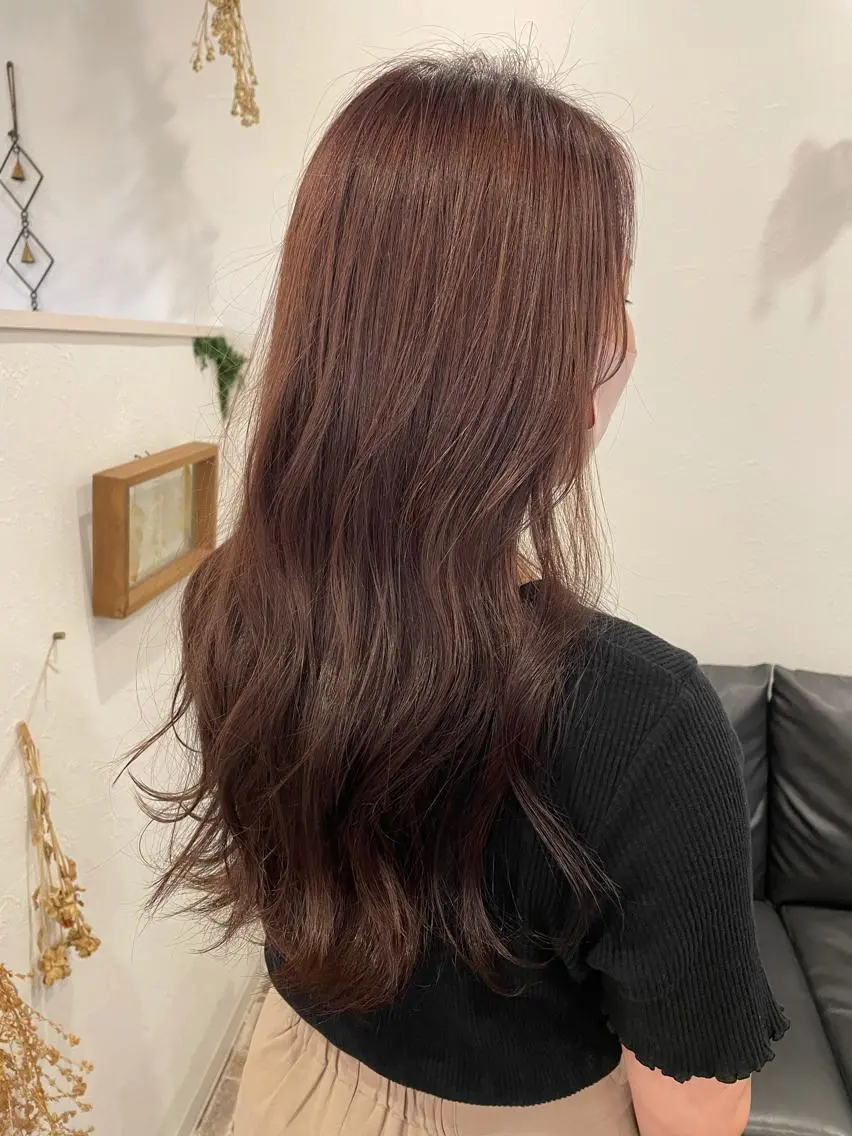 ロング カラー マツエク・マツパ ブリーチ ラベンダーカラー ブリーチなしカラー ヘアカラー トリートメント m ā l o.🌷 サカモトマイコのヘアスタイル