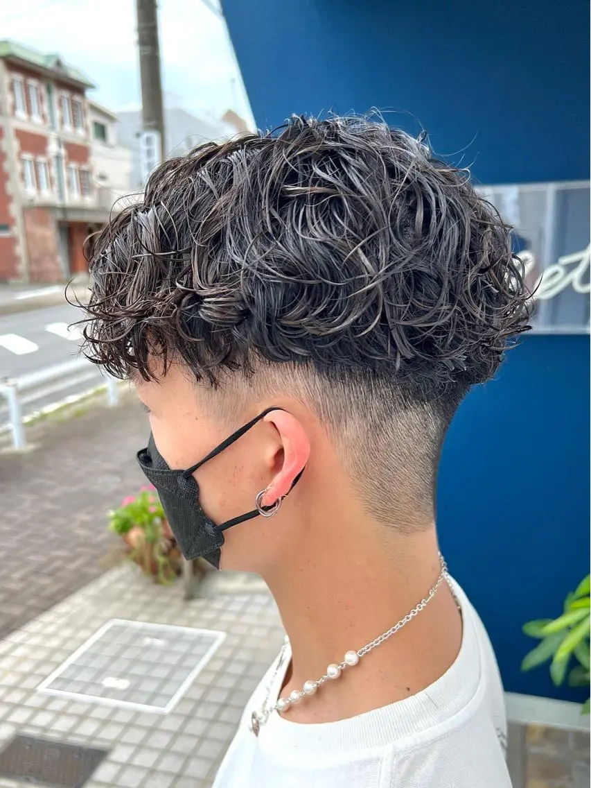ショート パーマ メンズ メンズパーマ職人 加藤 弘貴のヘアスタイル