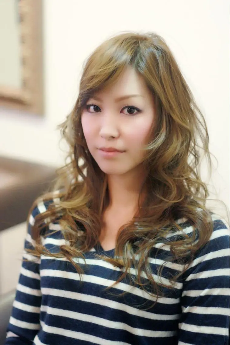ロング カラー 坂本 直樹のヘアスタイル