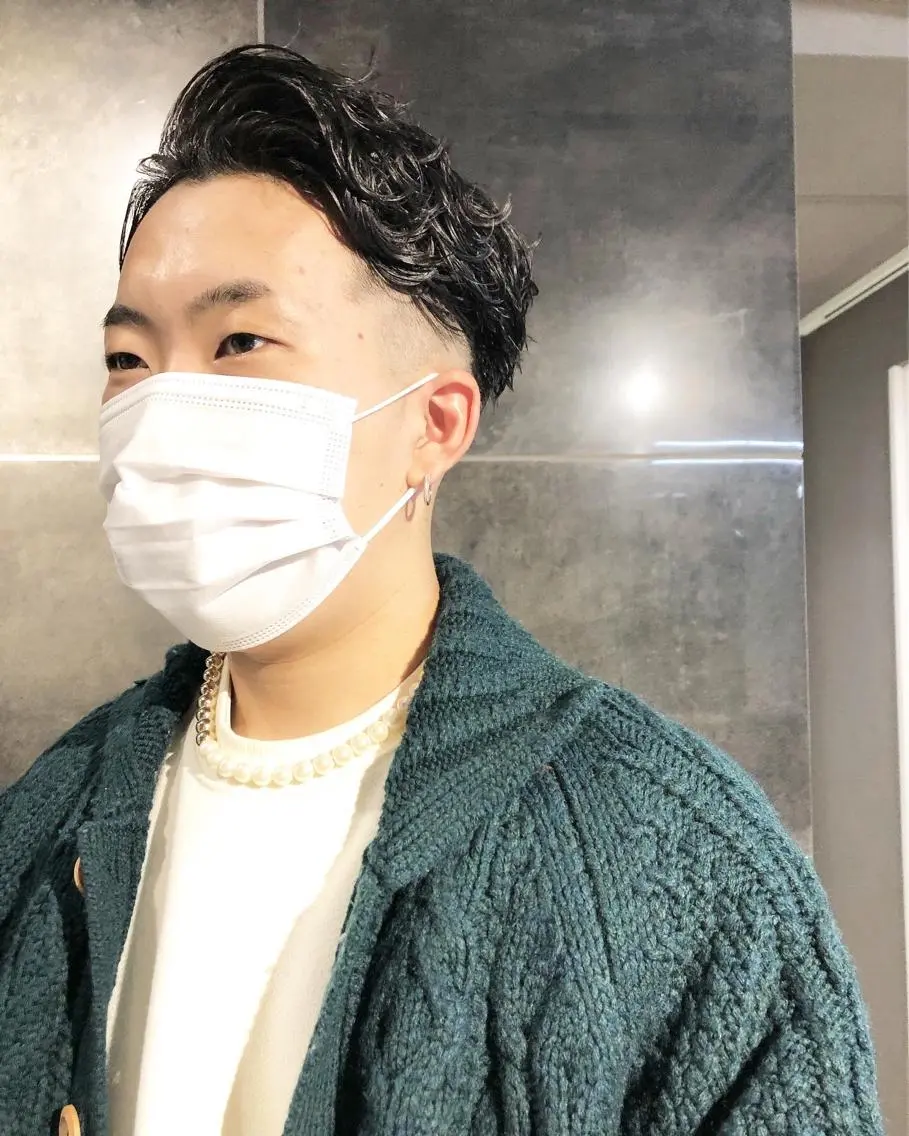 パーマ ヘアアレンジ メンズ カット パーマ トリートメント ヘアセット メンズ特化✂️栗原 侑也のヘアスタイル