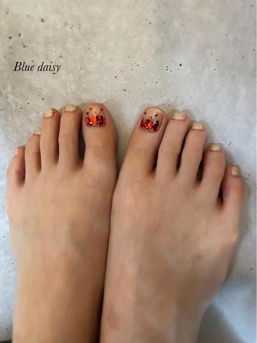 ネイル アートネイル Blue daisy 栄本店のネイルデザイン