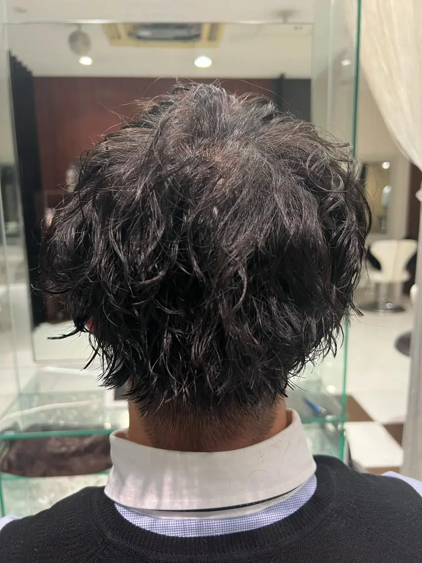 パーマ メンズ メンズパーマ 波巻きパーマ 古山 侑東 /メンズパーマのヘアスタイル