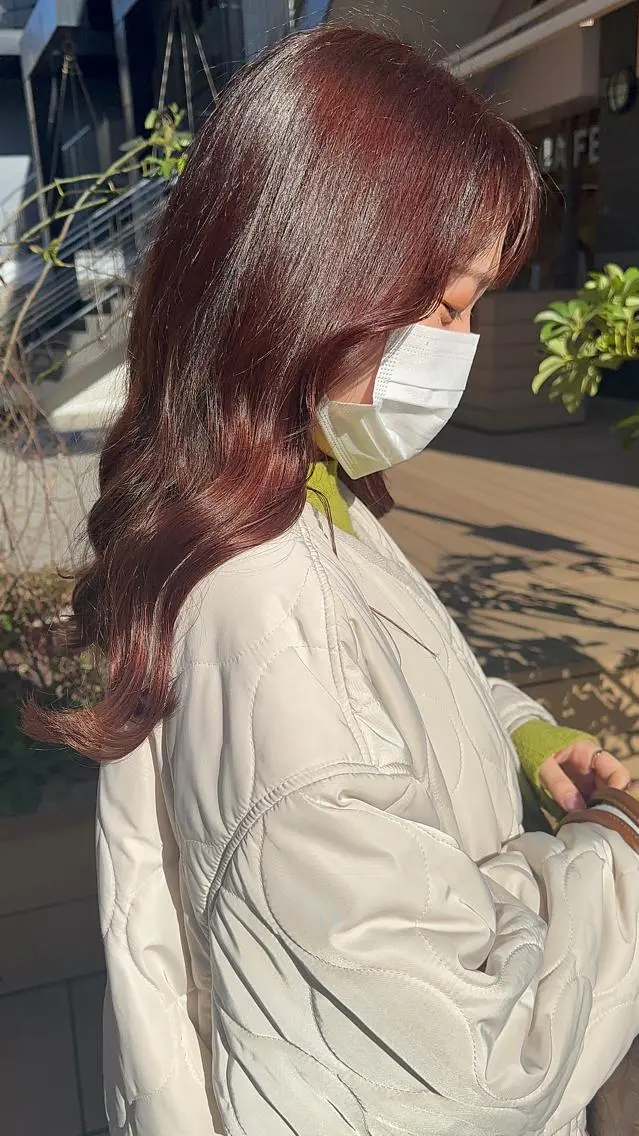ロング かえ🩶韓国ボブ🎀 透明感カラー🥣のヘアスタイル