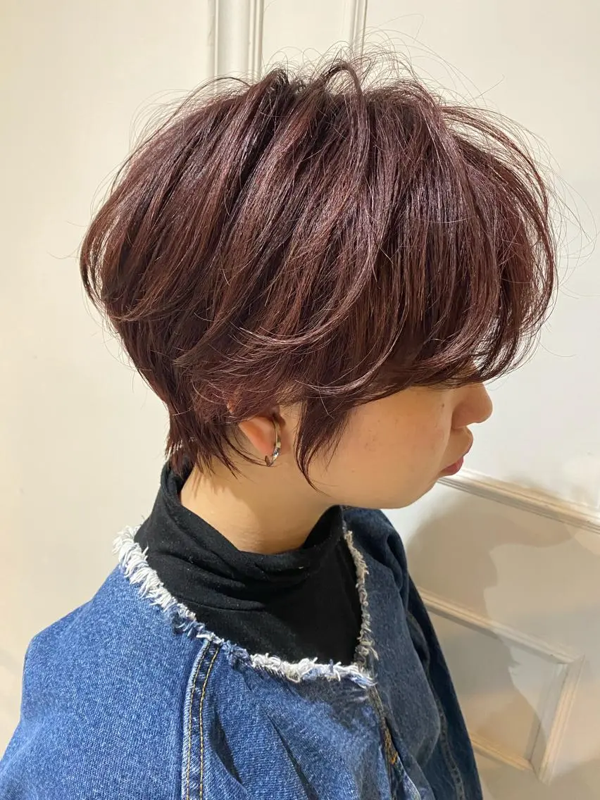ショート カラー カット ヘアカラー トリートメント 【ショート特化】 森本　祐太のヘアスタイル