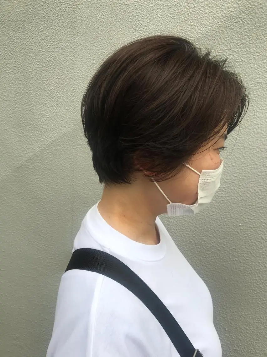 ショート ショートヘア カット ヘアカラー トリートメント ayane⭐️ボブ・ ショート・パーマのヘアスタイル