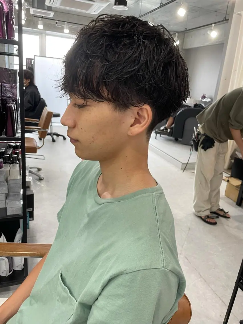 ショート パーマ メンズ メンズ似合わせ🪞 kotoriのヘアスタイル