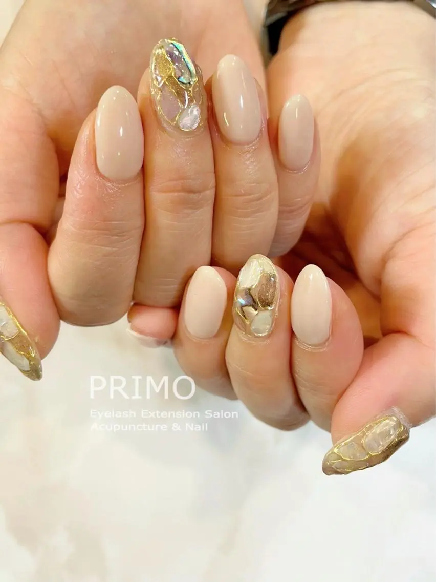 ネイル アートネイル ジェルネイル ミラーネイル パラジェル PRIMO<マツパ> 原宿/明治神宮前のマツエク・マツパデザイン