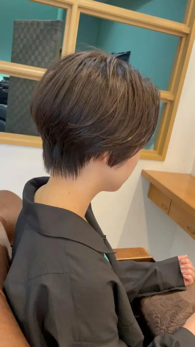 ショート ハンサムショート 韓国風ヘア レイヤーカット ショートヘア 廣瀬 智志のヘアスタイル