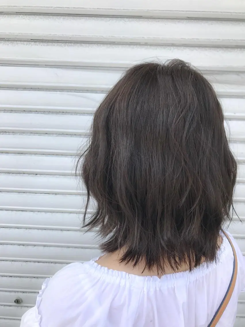 ミディアム カラー カット ヘアカラー 【天満1艶髪】潤艶/ 髪質改善🌹釣本竜哉のヘアスタイル
