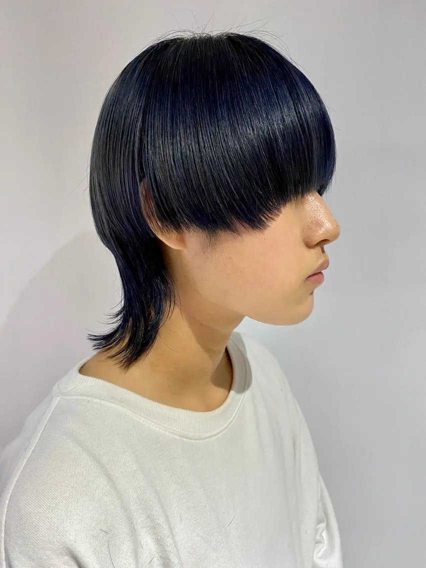 ミディアム カラー KOOKI スティードトーキョーのヘアスタイル