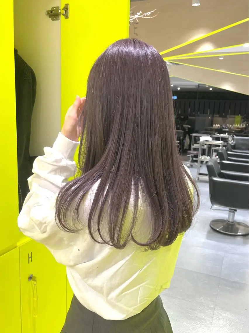 カラー ラベンダーカラー 🟣niw SHUNNA🟣のヘアスタイル
