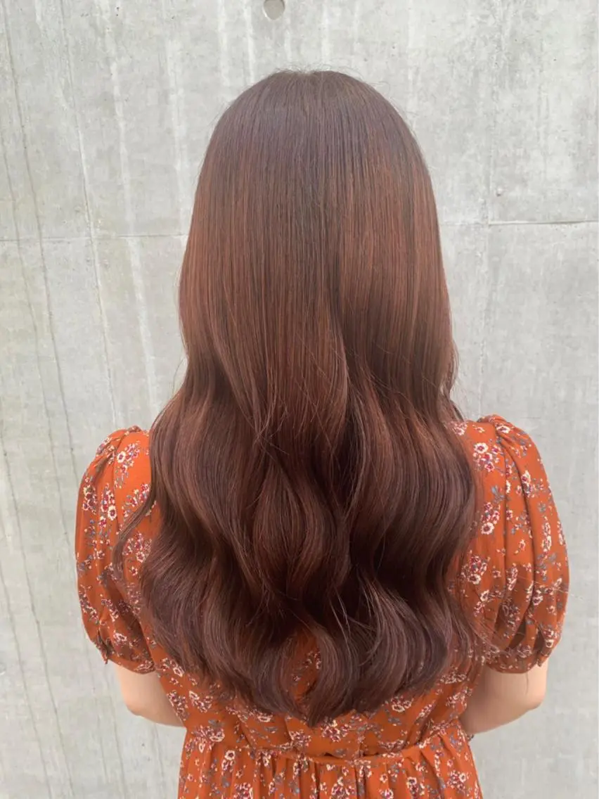 セミロング テラダ ココロのヘアスタイル