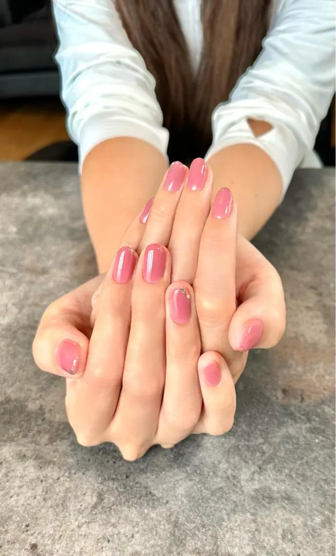 ネイル フラワーネイル フレンチネイル ジェルネイル ガラスフレンチ 大理石ネイル(マーブル) nail salon amanoのネイルデザイン