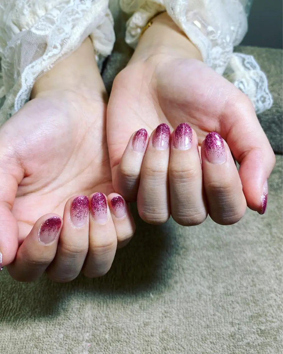ネイル ラメ(グリッター) ラメグラデーション Re:NaiL (リネイル)のネイルデザイン
