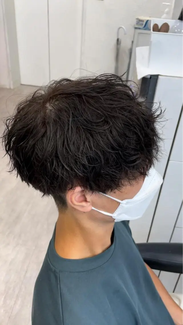 パーマ メンズ メンズパーマ スパイラルパーマ カット パーマ トリートメント ヘアセット メンズ専門美容師店長 💈高橋和真💈のヘアスタイル