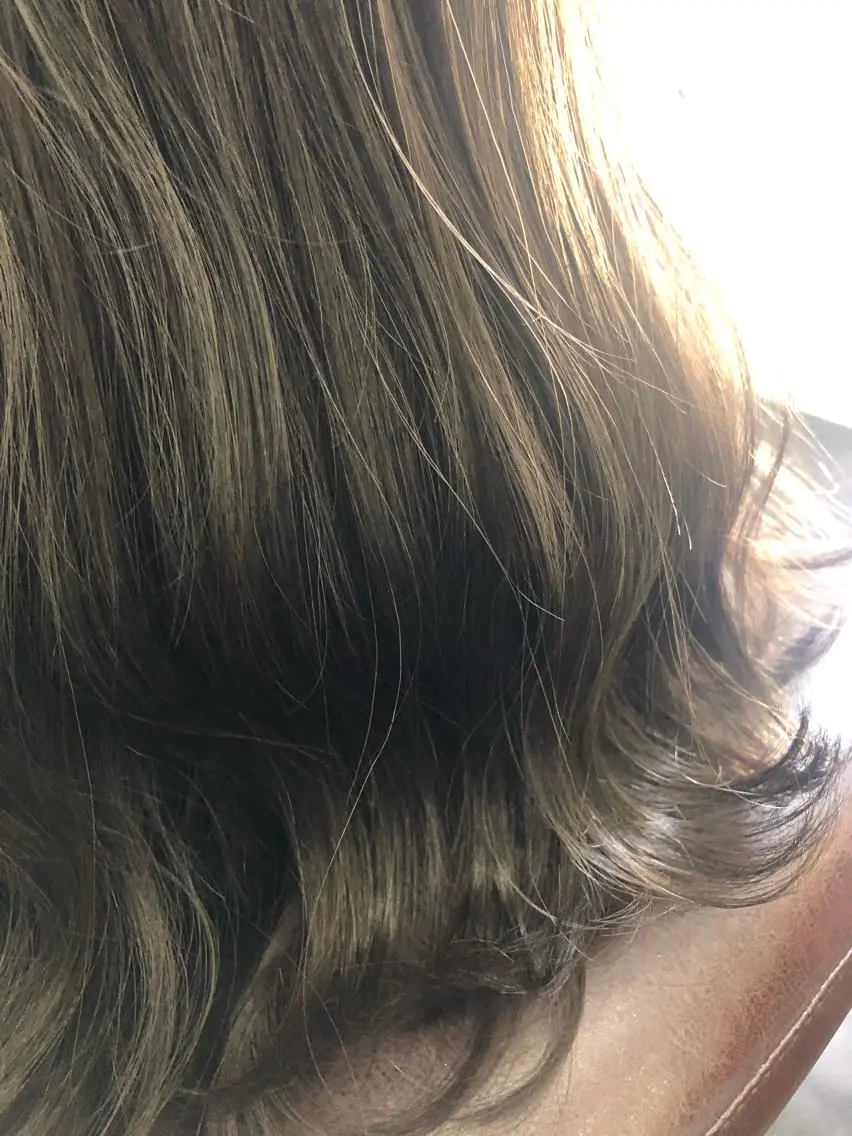 ミディアム カラー 透明感カラー ヘアカラー トリートメント 竹下 了史のヘアスタイル