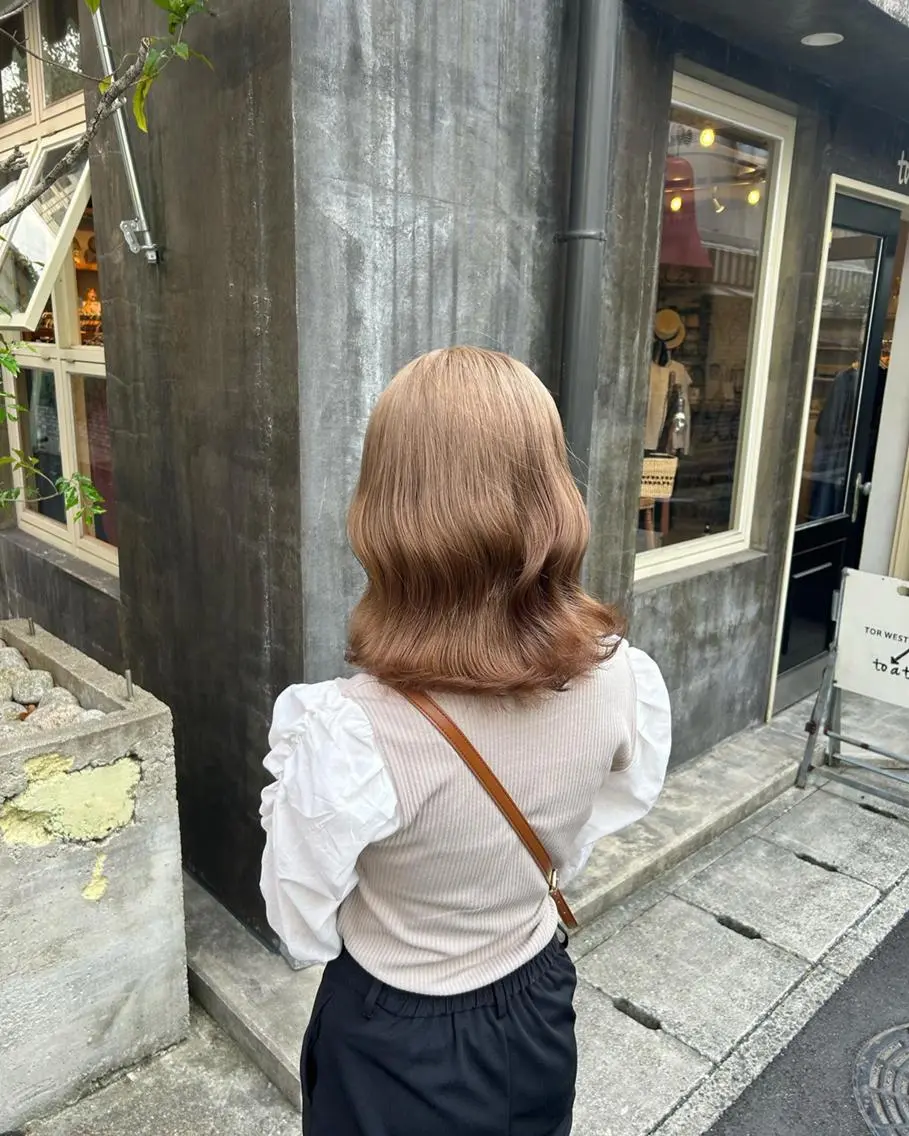 ショート カラー メンズ メンズブリーチ メンズハイトーン ベージュカラー ブリーチ 透明感カラー 🩷Eny terrace🩷のヘアスタイル