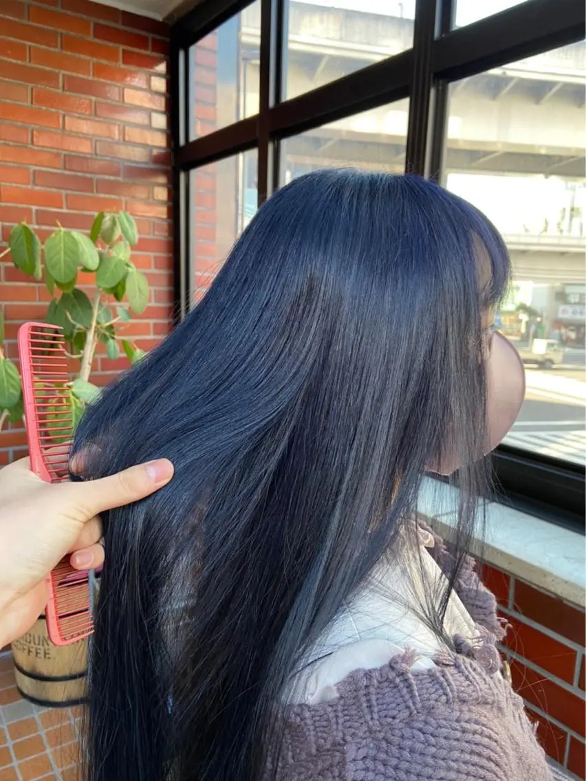 ロング カラー メンズ特化 井手伸哉のヘアスタイル