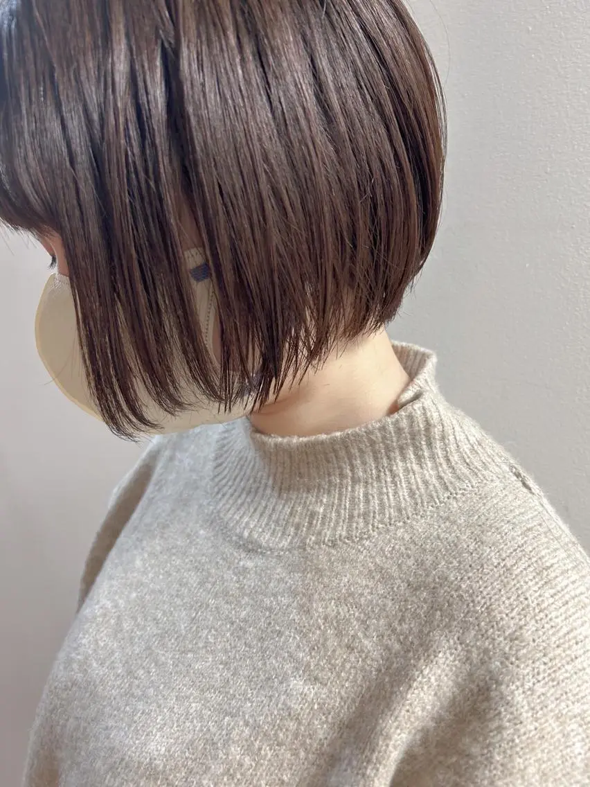 ミディアム ショートボブ ボブ 💛🤍U too e’s /店長🧸のヘアスタイル