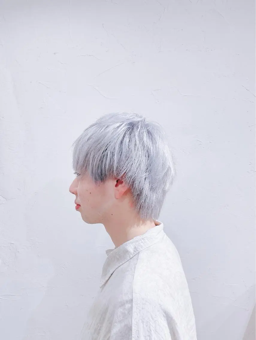 ショート カラー メンズ かんばら りょーいのヘアスタイル