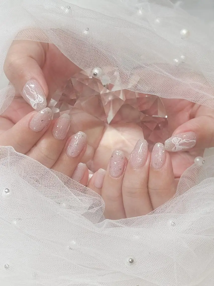 ネイル ワンホンネイル ハンドネイル Lutena💙 Fujitaのネイルデザイン