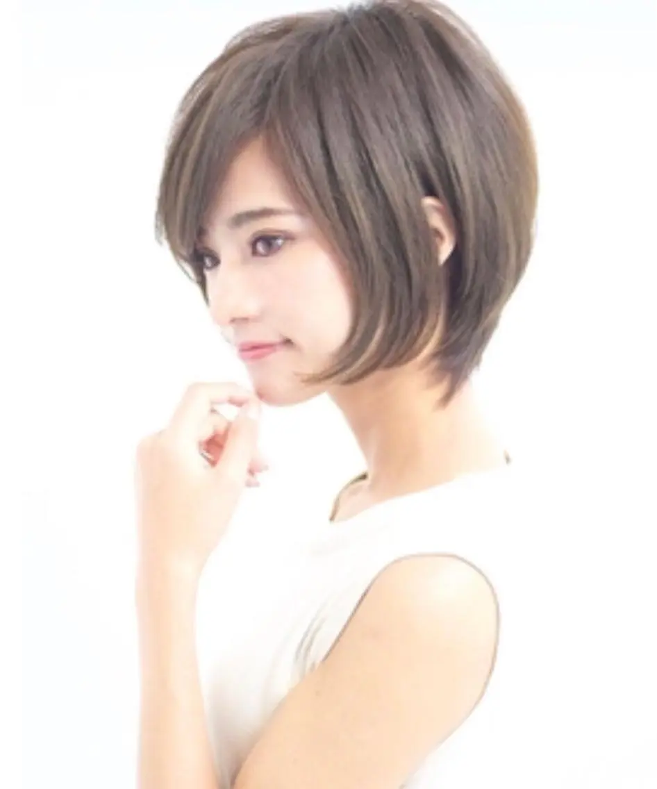 ショート 髪質改善 縮毛の達人 矢井由真のヘアスタイル