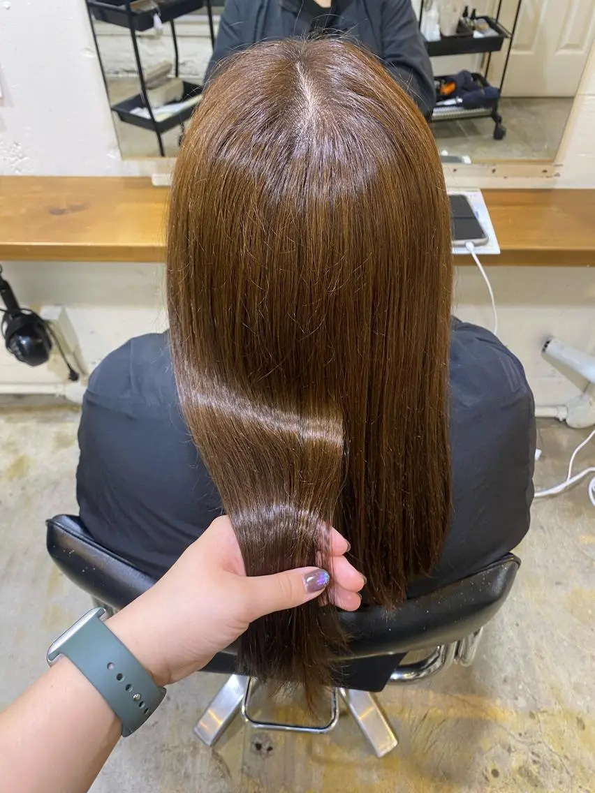 カラー ブラウンカラー ナチュラル大人っぽい スタイル　MAORIのヘアスタイル