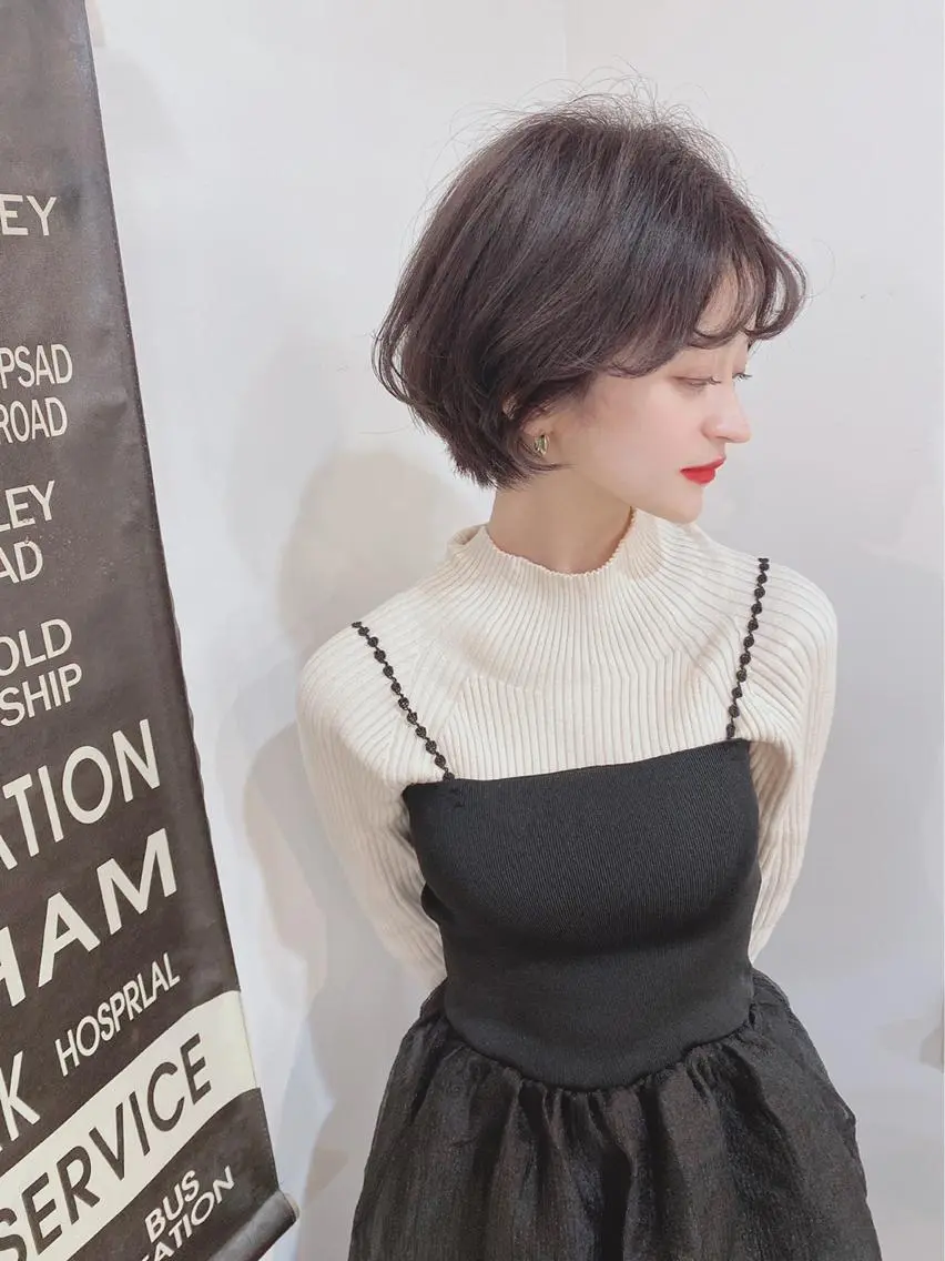 ショート カラー カット ヘアカラー トリートメント Lolonois梅田 スタッフのヘアスタイル