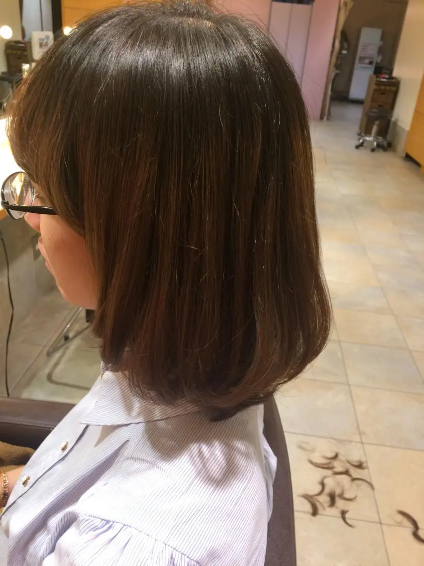 ミディアム カラー パーマ ヘアアレンジ メンズパーマの巨匠 鈴木純のヘアスタイル