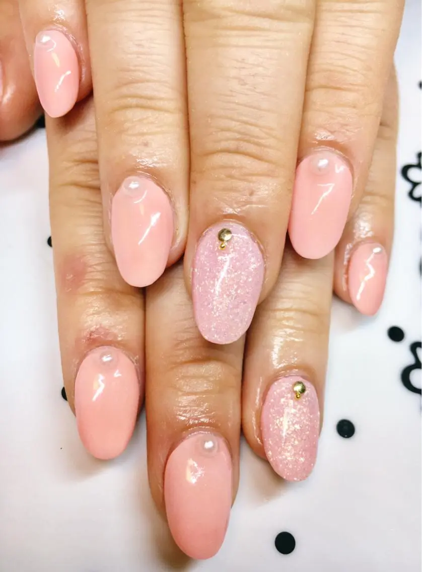 ネイル スカルプネイル シンプルネイル nailist cocoのネイルデザイン